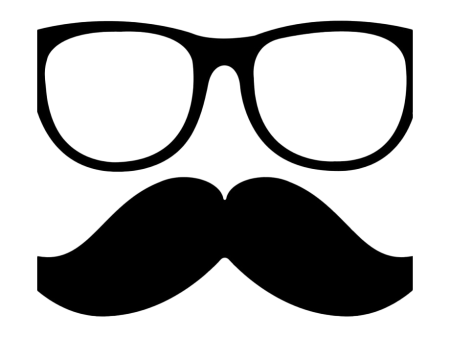 Очки и усы Хипстерские