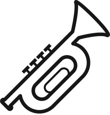 Труба трафарет