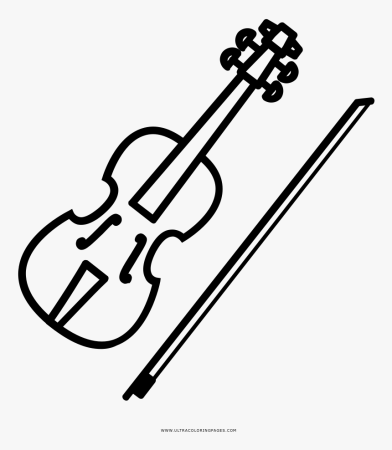 Скрипка рисунок