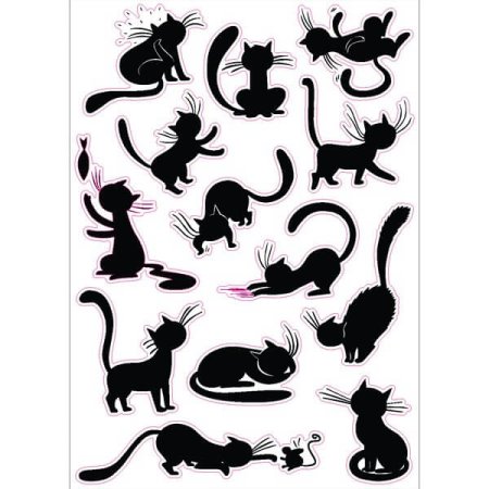 Наклейки кошечки