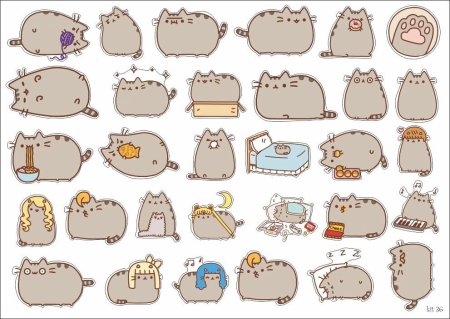 Наклейки котики