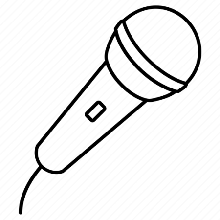 Микрофон раскраска