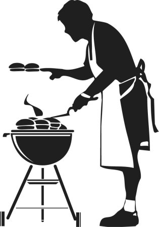 Шашлык силуэт