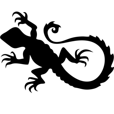 Ящерица эскиз