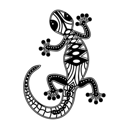 Ящерица для рисования