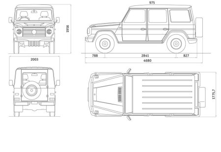 Mercedes Benz чертеж Brabus