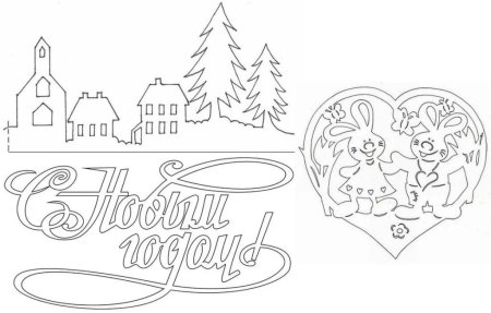 Трафарет «новогодний»