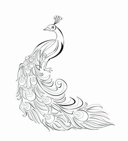 Рисунки Жар птицы для срисовки