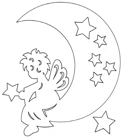 Новогодние трафареты на ок