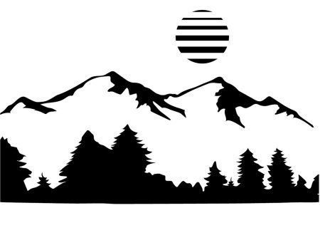 Горы вектор