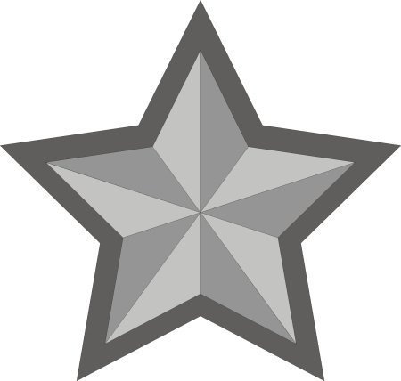Армейские звезды для вырезания