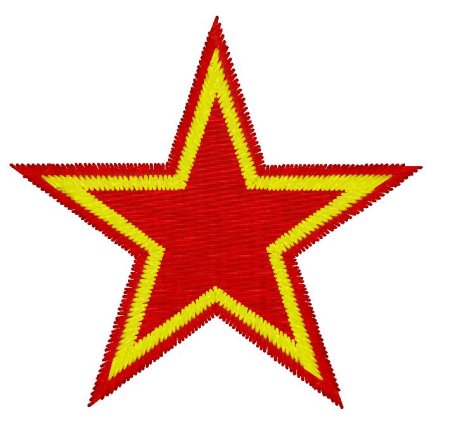 Армейская звезда на прозрачном фоне