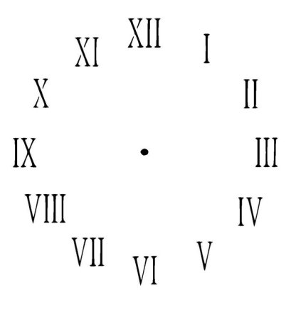 Римские от 1 до 12