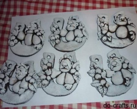 Фигурки из солёного теста для детей 2-3 лет
