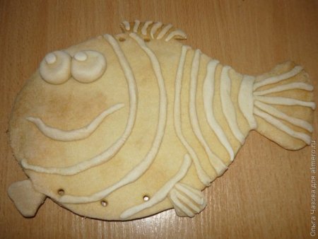 Рыбы из соленого теста шаблоны