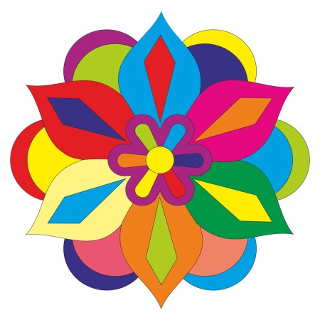 Цветочки для аппликации для детей