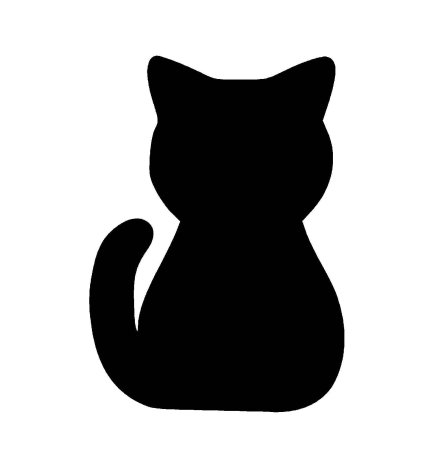 Силуэт кошечки