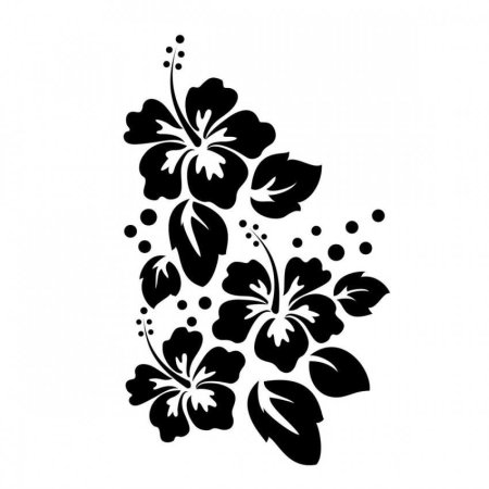 Трафареты цветов для декора