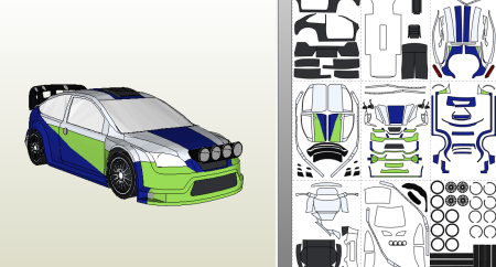 BMW m3 GTR Blueprint