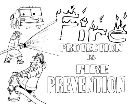 Раскраски пожарная безопасность спички для детей
