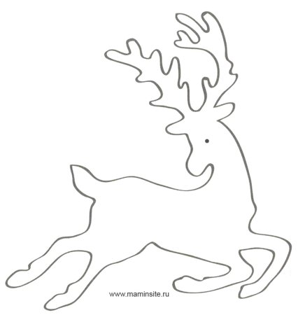 Новогодний олень