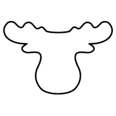 Пряничный человечек трафарет