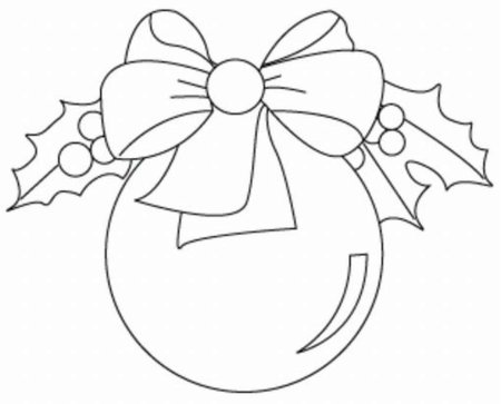 Трафареты новогодних игрушек