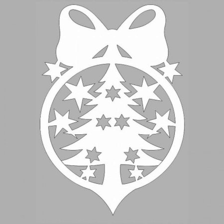 Новогодние вырезки на окна 2020