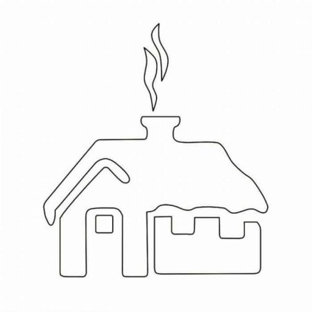 Трафареты на окна новогодние