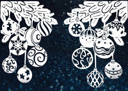 Вытынанки на новый год