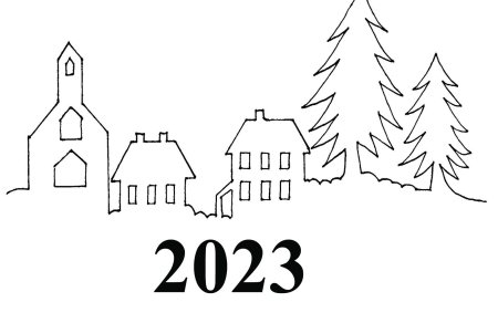 Схемы украшения интерьера на новый 2023 год