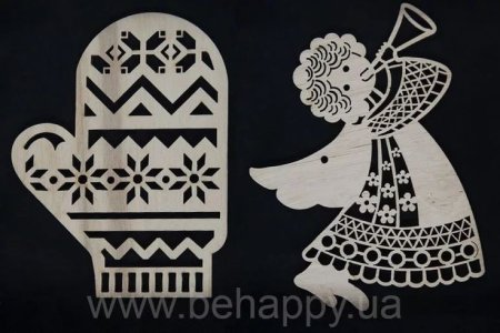 Варежка для украшения окон