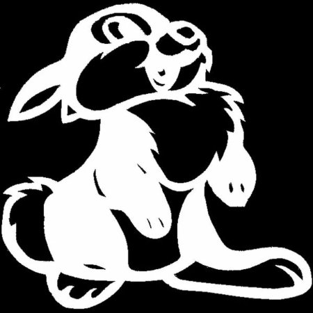 Новогодний Зайка раскраска