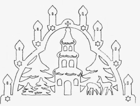 Вытанки домик для украшения окна