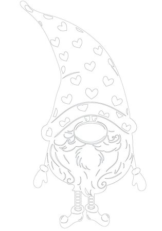 Вытынанки Гномы новогодние