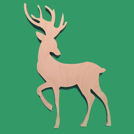 Олень из фанеры