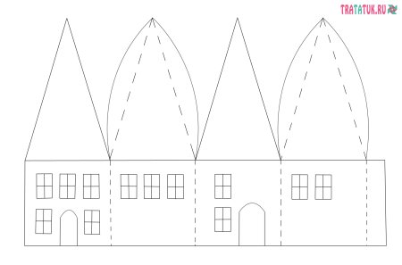 Домик из бумаги