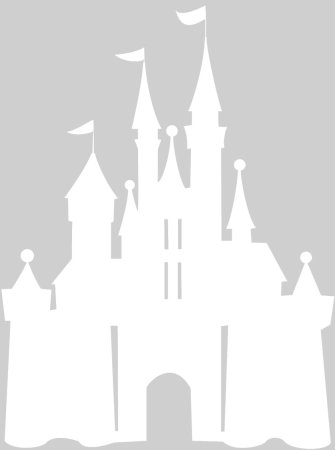 Замок трафарет