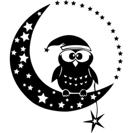 Сова на окно новый год