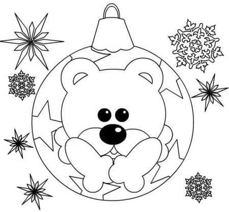 Раскраски новогодние шары для детей 3-4 лет