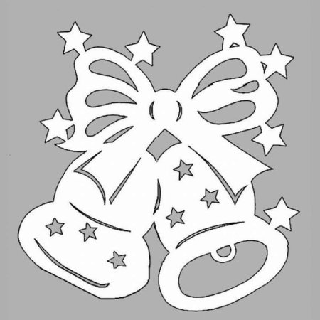 Новогодние трафареты на окн