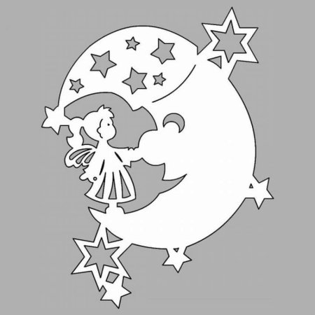 Трафареты на новый год для вырезания на окно