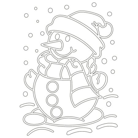 Трафарет "новогодний"