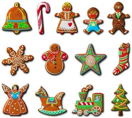 Трафареты новогодних игрушек