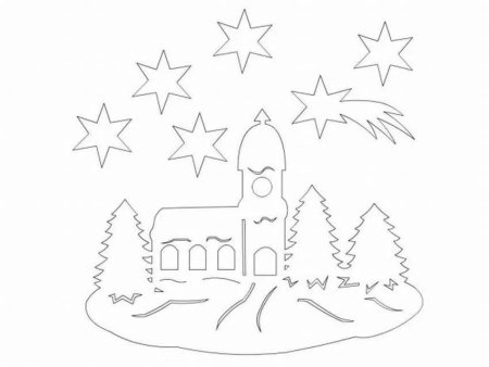 Зимние трафареты для вырезания