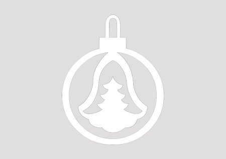 Вытынанки на окна новогодние елочные игрушки