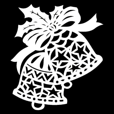 Трафареты на новый год для вырезания