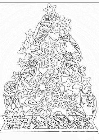 Новогодние вырезалки