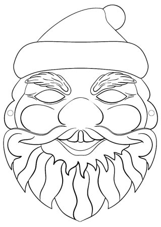 Маска дед Мороз