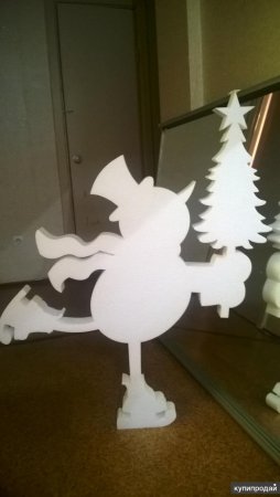 Новогодние фигуры из пенопласта